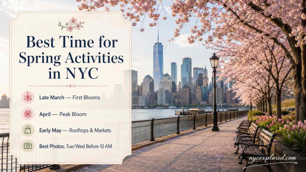 Best Time for Spring Activities in NYC
