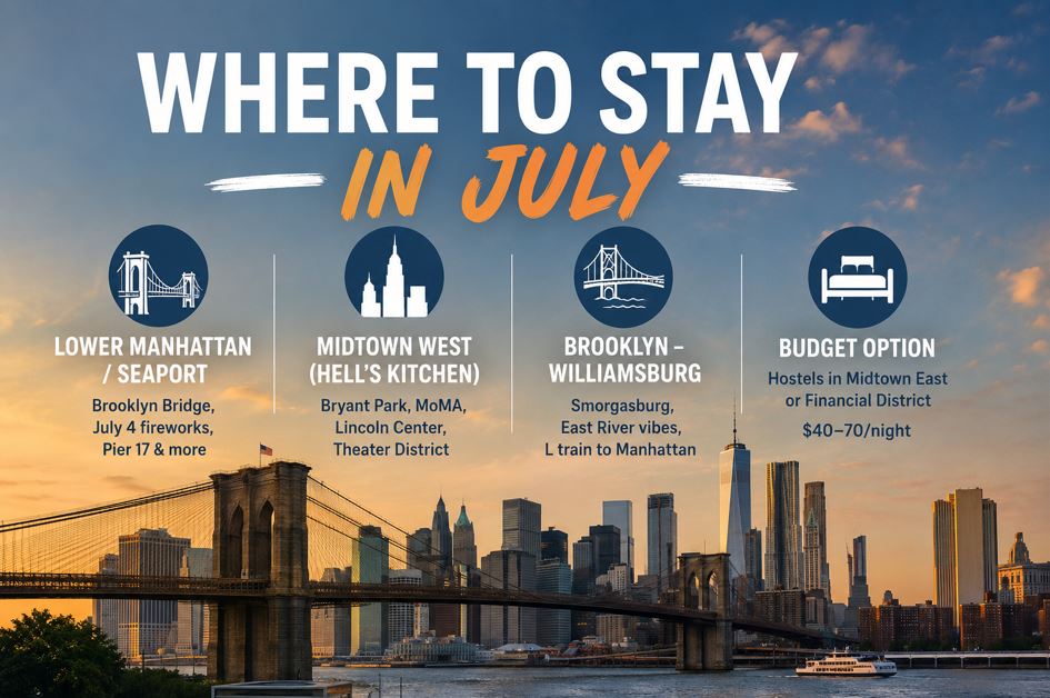 Where to Stay in July