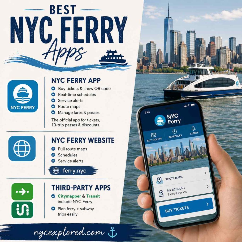 Best NYC Ferry Apps