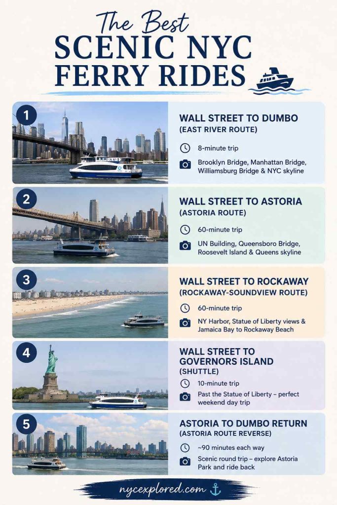 The Best Scenic NYC Ferry Rides