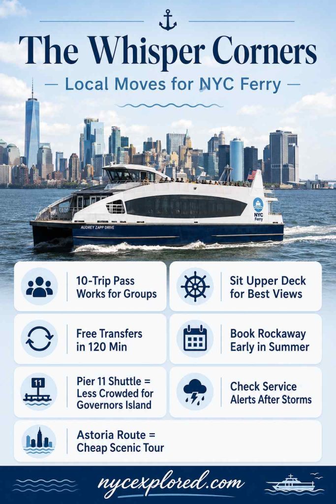 The Whisper Corners Local Moves for NYC Ferry