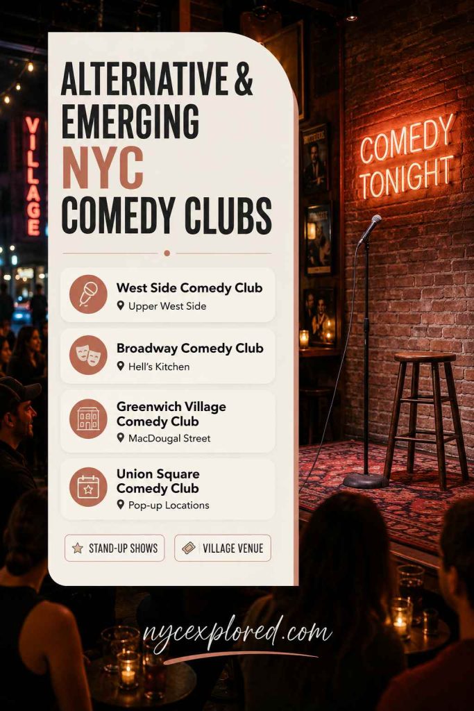Alternative and Emerging NYC Comedy Clubs