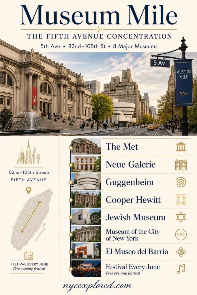 Museum Mile The Fifth Avenue Concentration