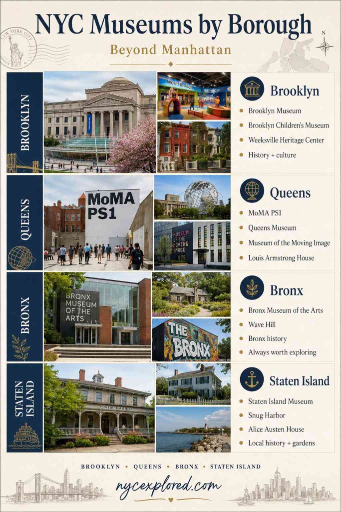 NYC Museums by Borough