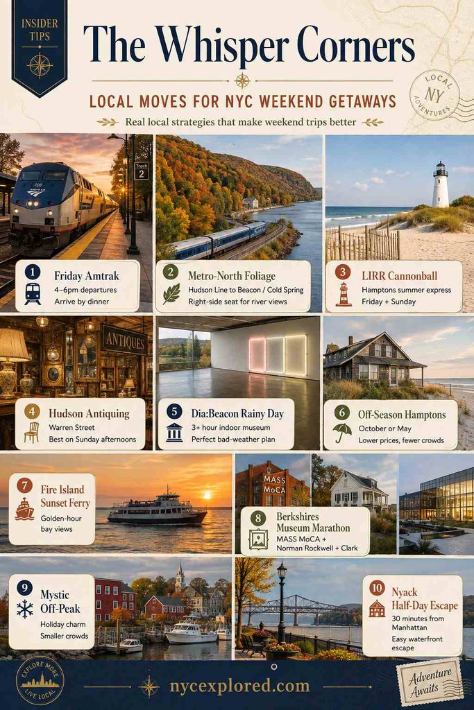 The Whisper Corners Local Moves for NYC Weekend Getaway
