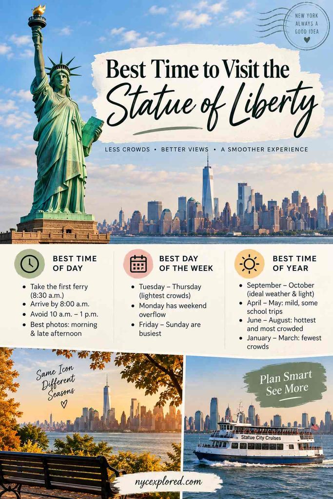 Best Time to Visit the Statue of Liberty