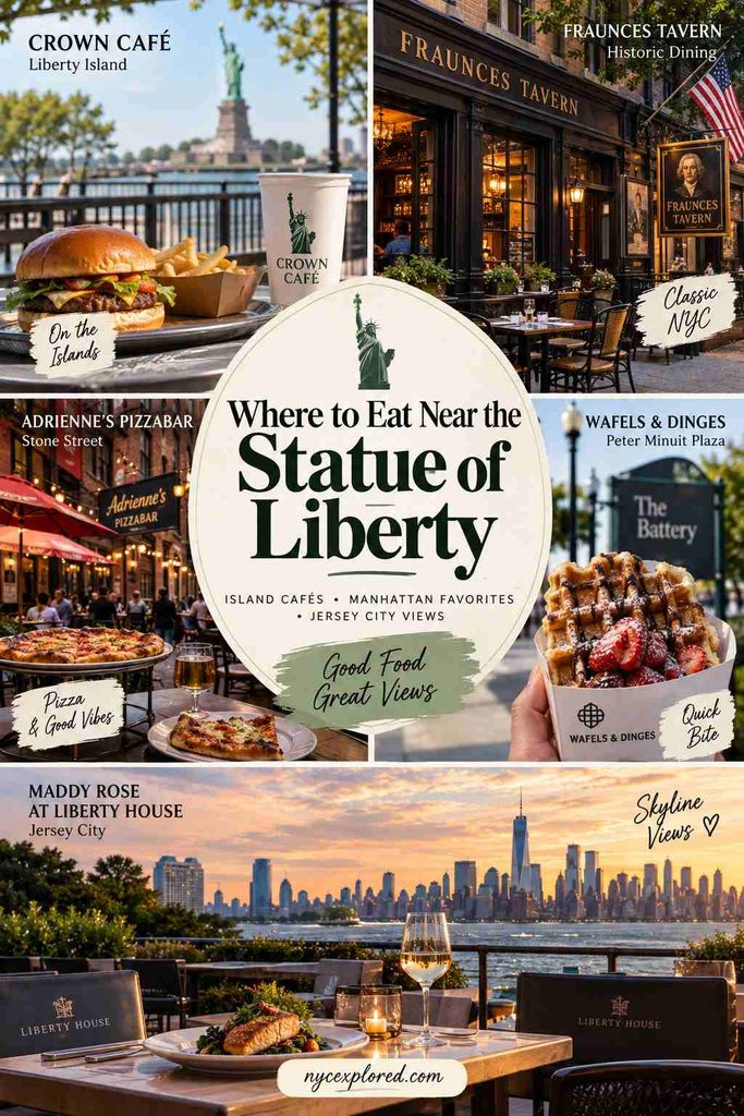 Where to Eat Near the Statue of Liberty