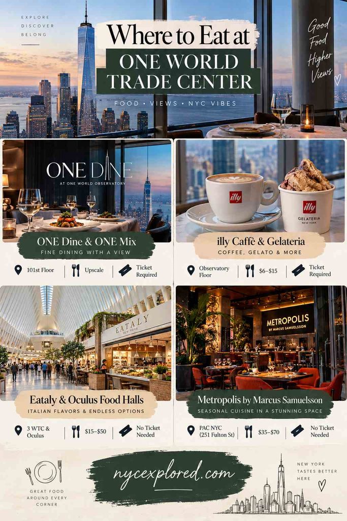 Where to Eat at One World Trade Center